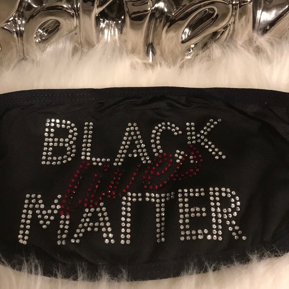 Black Lives Matter Rhinestone T-shirt - Picture 3 of 3